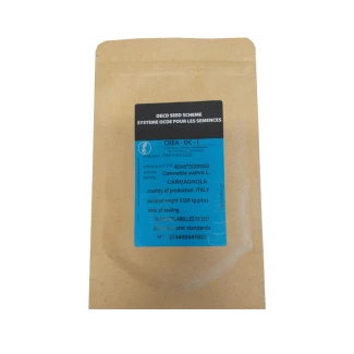 CARM5G - HEMP SEEDS VARIETY CARMAGNOLA CE | 5 gr.