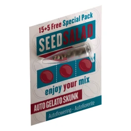SEX04015PIP - SEEDSALAD - AUTO ICE CREAM SKUNK FEM (USA STRAIN) | 15+5 SEMILLAS GRATIS