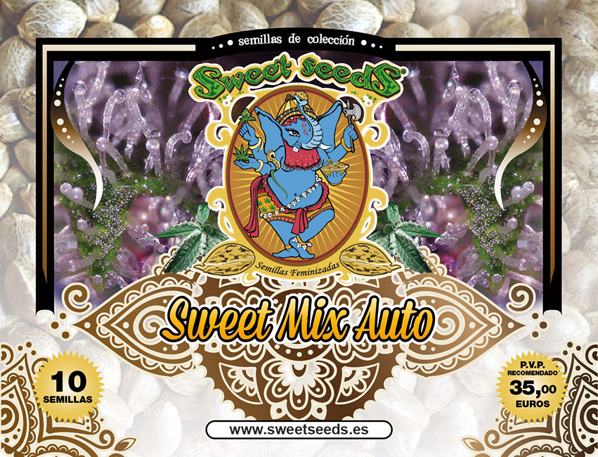 SWEET MIX AUTO® (SWS27) 10 SEMI FEMM AUTOFIORENTI SWEET SEEDS, Semi da  collezione marijuana